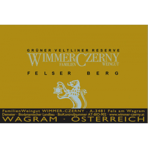 Wimmer-Czerny Gruner Veltliner Reserve Trocken Felser Berg