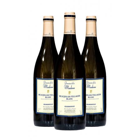 3 X Jean Bererd et Fils Domaine de la Madone Beaujolais-Villages Blanc